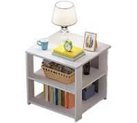 Tiiiopkvvv Mesita de noche genérica para dormitorio, mesita de noche, simple y moderna, armario de almacenamiento, armario de almacenamiento, mesita de noche, estante de cama simple para oficina en