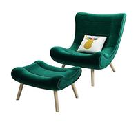 Tiiiopkvvv Moderna silla de sofá, cómoda silla perezosa, tumbona, silla de salón, silla de acento, silla reclinable para patio, para leer al aire libre o relajación, sofá de ocio perezoso