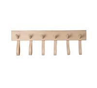 Tiiiopkvvv Perchero montado en la pared, perchero de madera, perchero de estilo minimalista, gancho de pared, se puede utilizar para entrada, porche, sala de estar, dormitorio, perchero de árbol