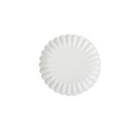 Tiiiopkvvv Plato llano de 8 pulgadas, platos llanos de cerámica con forma de crisantemo, juego de vajilla para ensalada, pasta, postres y platos de aperitivos. Plato apto para microondas y