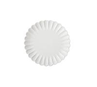Tiiiopkvvv Plato llano de 8 pulgadas, platos llanos de cerámica con forma de crisantemo, juego de vajilla para ensalada, pasta, postres y platos de aperitivos. Plato apto para microondas y