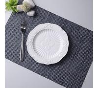 Tiiiopkvvv Plato llano, platos de cena, platos de cena de ensalada, vajilla de cocina familiar, accesorios para el hogar, plato plano (color: 6 pulgadas) (8 pulgadas)