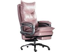 Tiiiopkvvv Silla de oficina con respaldo alto, silla ergonómica de escritorio de altura ajustable, silla de trabajo giratoria ejecutiva moderna con reposabrazos acolchados y soporte lumbar