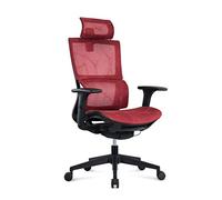 Tiiiopkvvv Silla de oficina ergonómica con asiento de malla transpirable, silla de computadora con altura de asiento ajustable y respaldo reclinable, silla de escritorio y silla de trabajo con
