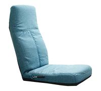 Tiiiopkvvv Silla de suelo ajustable con soporte para la espalda, sofá plegable para adultos, videojuegos, silla cojín con palanca de mando