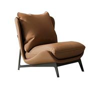 Tiiiopkvvv Silla individual de cuero para el hogar, tela simple, moderna, para sala de estar, dormitorio, balcón, ocio, sofá (color: 06) (9)