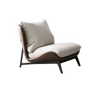 Tiiiopkvvv Silla individual de cuero para el hogar, tela simple, moderna, para sala de estar, dormitorio, balcón, ocio, sofá (color: 06) (1)