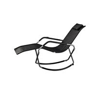 Tiiiopkvvv Silla mecedora con reposacabezas desmontable, transpirable, silla mecedora cero, adecuada para sillas reclinables de interior y exterior