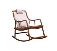 Tiiiopkvvv Silla mecedora de madera maciza de olmo para el hogar, balcón, salón, muebles de sala de estar, silla Siesta