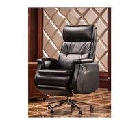 Tiiiopkvvv Sillas de gerencia, sillas ejecutivas, sillas reclinables eléctricas, sillas de jefe, sillas de oficina en casa, sillas de escritorio, sala de estudio, sillas cómodas de piel de vacuno