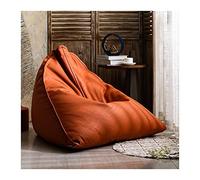 Tiiiopkvvv Sofá perezoso Balcón Tumbado de Cuero Silla Individual Sofá Dormitorio Sala de Estudio Sofá de Ocio Suave y Cómodo Sofá individual (Color: 06) (3)