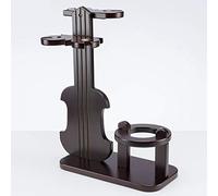 Tiiiopkvvv Soporte para copas de vino de madera maciza, soporte de exhibición de vino europeo creativo para decoración de pared e estante de almacenamiento