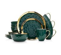 Tiiiopkvvv Utensilios de comedor, 16 artículos, 4 utensilios de comedor para tienda de licores para el hogar, cuencos de comedor en forma de cuenco de cerámica, cuencos japoneses