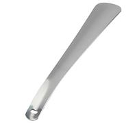 Tiiyee Calzador Profesional, Cuerno Zapato Mango Largo Personas Mayores Ayudante Zapato Plateado Brillante Acero Inoxidable Resistente Cuerno Calzador para NiñOs Hombres Mujeres Bota Viaje DiseñAdo