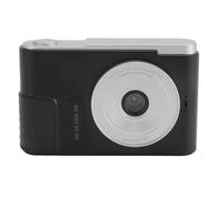 Tiiyee Cámara Digital 48MP, Video HD 4K HD 16x Zoom Digital 2.4 Pulgadas Anti Shake Flash 64GB Pantalla de Tarjeta Portátil Compacta Compactación de CCD Smart Smart Camera para (Negro)