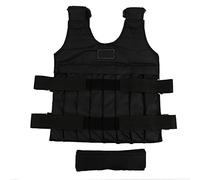 Tiiyee Chaleco con Peso de 20 kg, Chaqueta con Peso Totalmente Ajustable Chaleco Equipo Entrenamiento Fuerza en el hogar para Hombres Mujeres Correr Calistenia Trotar Gimnasio Cardio Peso no Incluido