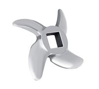 Tiiyee Cuchillas para Picar Carne, Picadoras de Carnes Acero Inoxidable Accesorios Reemplazo Cuchilla en Forma Cruz Pieza Repuesto Placa Corte Trituradora Accesorio y Amoladoras