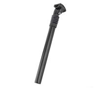 Tija de sillín de aleación de 27,2/31,6 x 350 mm con amortiguador ajustable, diseño de flotador de doble clavo para bicicletas eléctricas de carretera de montaña, incluye funda adaptadora (27,2 mm x