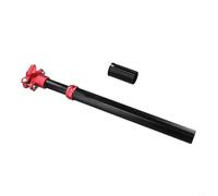 Tija de sillín de bicicleta con soporte de suspensión hidráulica, tornillo de rebote ajustable, se adapta a tubos de 27 2/30 4/30 8/31 de 6 mm para una mejor absorción de impactos (30.8 x 350)