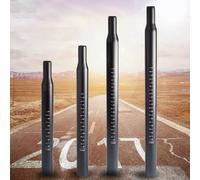 Tija de sillín de bicicleta de aleación de aluminio con diseño minimalista y alcance extendido para geometrías modernas de marco (31.6 x 350)