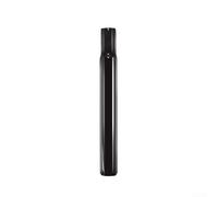 Tija de sillín de bicicleta de aluminio de alta resistencia con sistema de resorte de dureza sintonizable, diseño de pared gruesa para mayor durabilidad, 25,4 mm x 350 mm, acabado negro (25,4 x 200 mm