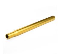 Tija de sillín de bicicleta de montaña de aleación de aluminio, tubo ligero con acabado mate para ciclismo MTB, pieza de repuesto para barra de sillín (varios tamaños y colores disponibles) (dorado