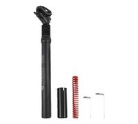 Tija de sillín de suspensión de aleación de aluminio con absorción de golpes para tija de sillín de bicicleta, 350 mm, para ciclismo de montaña, carretera, múltiples opciones de diámetro, rebote