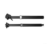 Tija de sillín Dropper de 125 mm de viaje, poste de asiento de suspensión de aleación de aluminio, elevador de sillín de control de cable manual, tija telescópica de bicicleta de montaña, tubo de