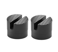 Tijera automóvil Almohadilla de Soporte de Goma Universal para Coche, Almohadillas de Goma de elevación Resistentes al Desgaste, Adaptador de Suelo de riel ranurado, 2 uds. Gatos para Coche(2PCS)
