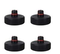 Tijera automóvil Almohadillas de Goma de 20mm aptas para adaptadores de Gato de Suelo Modelo 3/S/X/Y, Elevador de Goma Resistente, Discos Gatos para Coche(4pcs)