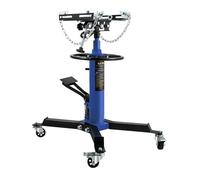 Tijera automóvil Gato Elevador para Coche, Gato de transmisión telescópico hidráulico, Soporte de Gato de Suelo con Pedal, Rueda giratoria, Elevador de Garaje Gatos para Coche(1100lbs Blue)