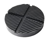 Tijera automóvil Soporte de Gato Elevador para Coche, portátil, con Ranura Cruzada, Almohadillas de Goma, Marco para Almohadilla de Suelo Negro, Adaptador de riel Universal Gatos para Coche