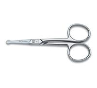 3 Claveles Tijeras Bebé, Curvas, Acero Inoxidable, Tijera Para Las Uñas De Los Bebés, Con Punta Redonda, Esterilizables, color Gris, 10 cm, 35 g