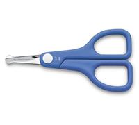 TIJERA BEBE INOX A.B.S. AZUL 3.5" D FIL