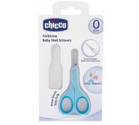 Tijera Chicco Seguridad Azul - Para la Higiene y Cuidado del Bebé