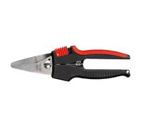 Tijera combinada Combinox (190 mm, Negro/Rojo)