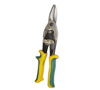 Tijera de hojalatero de aviación 250 mm con hoja afilada y mango ergonómico, ideal para cortar metal y realizar trabajos de precisión.