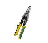 Tijera de hojalatero de aviación 250 mm, diseñada para cortes precisos en chapa y metal en trabajos de bricolaje y construcción.