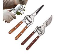 Tijera de jardín | Tijeras de podar Bypass Robustas | Par de tijeras de jardín de acero inoxidable | Para podar árboles frutales, flores jardinero floristería