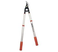 Tijera de Poda a 2 Manos Telescópica Pruning 0345 - Ajuste Manual - Empuñadura Bimaterial - Corte Bypass Muy Preciso - Ultraligera - Tijera de Jardinería Fabricada con Aluminio Forjado - Altuna