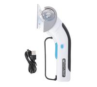 Tijera eléctrica inalámbrica con luz LED Cortador de cartón giratorio recargable de mano para telas Alfombras Cuero de esponja Tijeras giratorias eléctricas multiusos para
