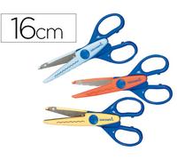 Tijera Escolar Cortes Zig-Zag 16 cm