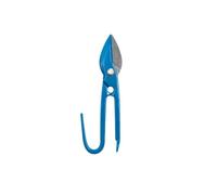 Tijera hojalatero 200 mm, acero inoxidable, mango ergonómico, corta chapas metálicas, ideal para trabajos de metalistería y bricolaje.