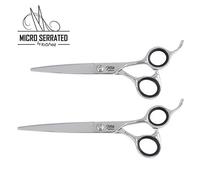 Tijera microdentada recta mía 17,5 y 20 cm. tijera ibáñez - m͍a