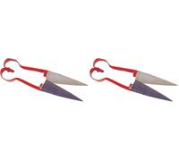 Tijera para esquilar ovejas, Tijeras para Lana, Longitud de la Hoja 16 cm, Longitud Total 31 cm, Afilado de Calidad, Forma de corazón, Esquileo de ovejas, para pastores (Paquete de 2)