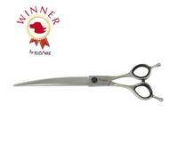 Tijera peluquería canina ibáñez paradise curva de 19,5 cm de largo,