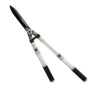 Tijera Podar Setos 2 Manos Aluminio Telescopicas, Hojas Acero Antiadherente, Mango TPR, Ajuste Corte,