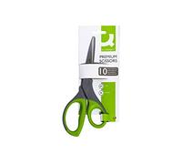 Tijera q-connect mango caucho 8/' 21 cm blister