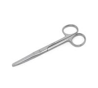 Tijera Recta A/R AARON® | 13 cm. Fabricada en acero inoxidable y empaquetada individualmente en un estuche blister. (13 cm) Tijera de enfermería - Tijera para botiquín