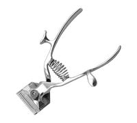 Tijeras Aseo Mascotas - Cortadora Manual Silenciosa | Cuchillas Acero Al Carbono Con Puntas Redondeadas De Seguridad Para Gatos Y Perros | Ajuste De Corte, Limpieza Fácil, Herramienta Profesional 15,5